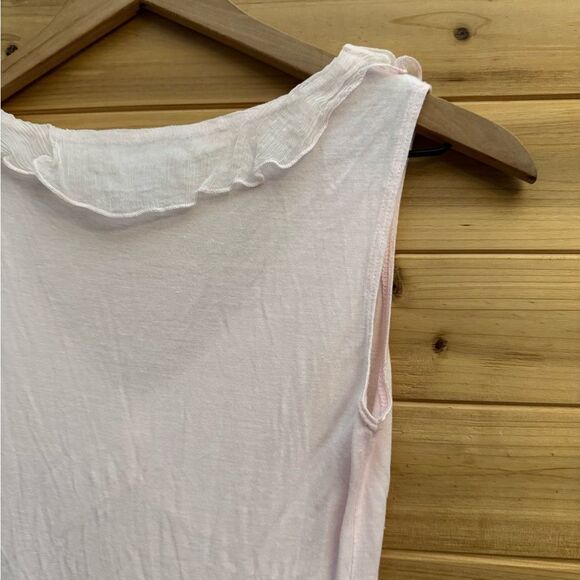 Y2K H&M Size Small Baby Petal Pink Coquette Babydoll Frilly Girly Tank Top - Picture 9 of 12